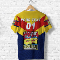Custom Papua New Guinea Hela Wigmen T Shirt Rugby Simple Style, Custom Text And Number LT8 - Wonder Print Shop