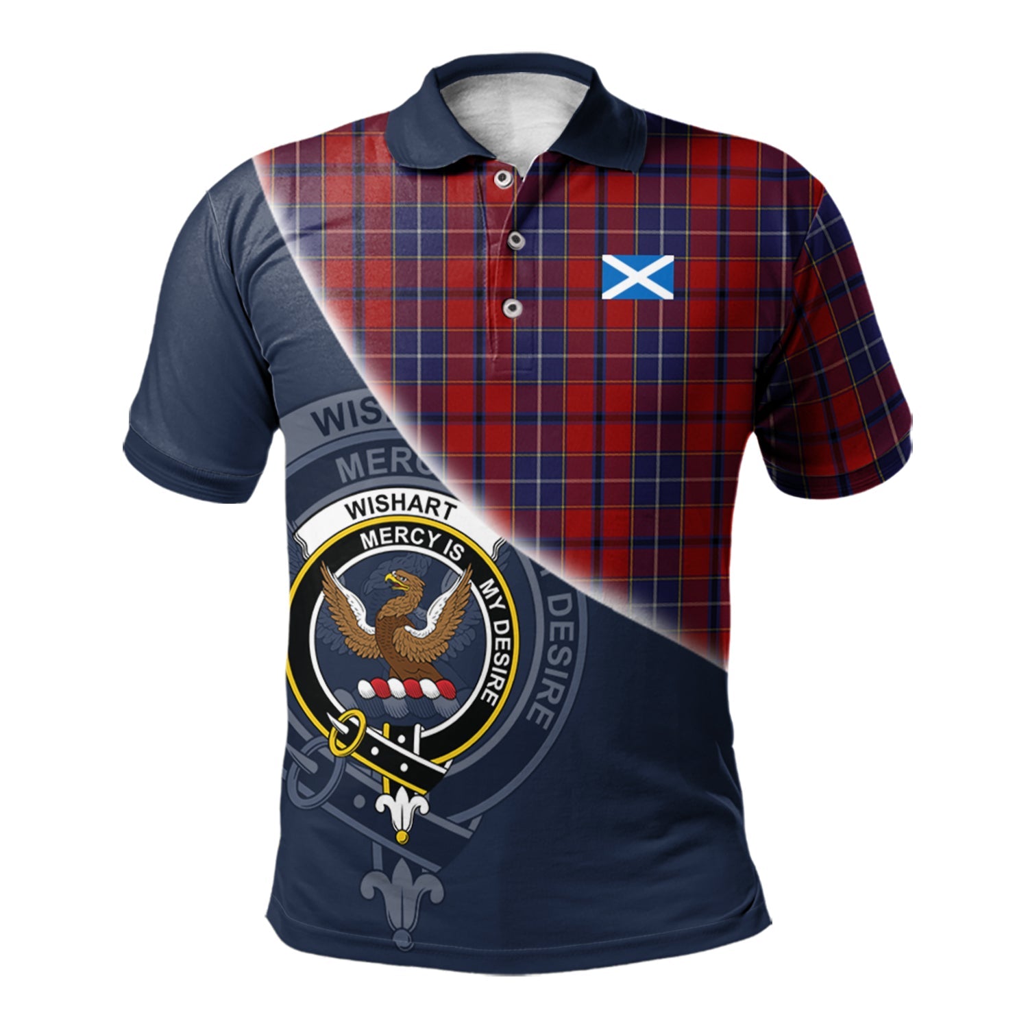 scottish-wishart-dress-clan-crest-tartan-scotland-flag-half-style-polo-shirt