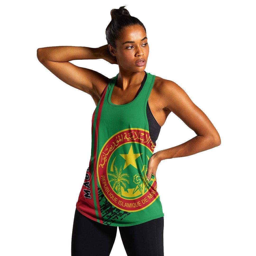 african-tank-top-mauritania-womens-racerback-tank-quarter-style