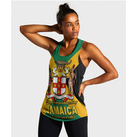 Jamaica Independence Day Women Tank Top Coat Of Arms LT6 - Wonder Print Shop