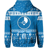 Custom FSM Yap Christmas Zip Hoodie Simple Style LT8 - Wonder Print Shop