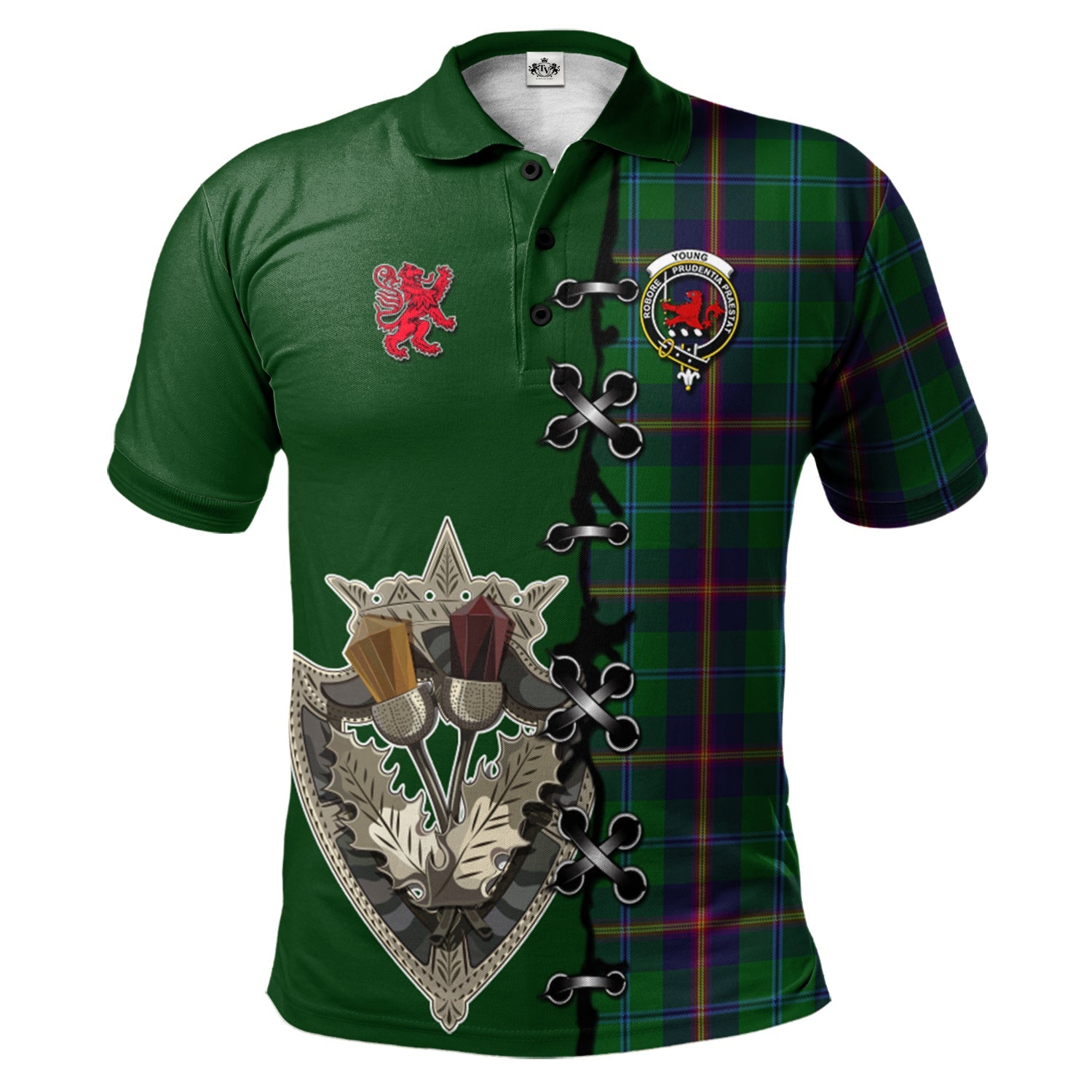 scottish-young-clan-crest-tartan-lion-rampant-and-celtic-thistle-polo-shirt