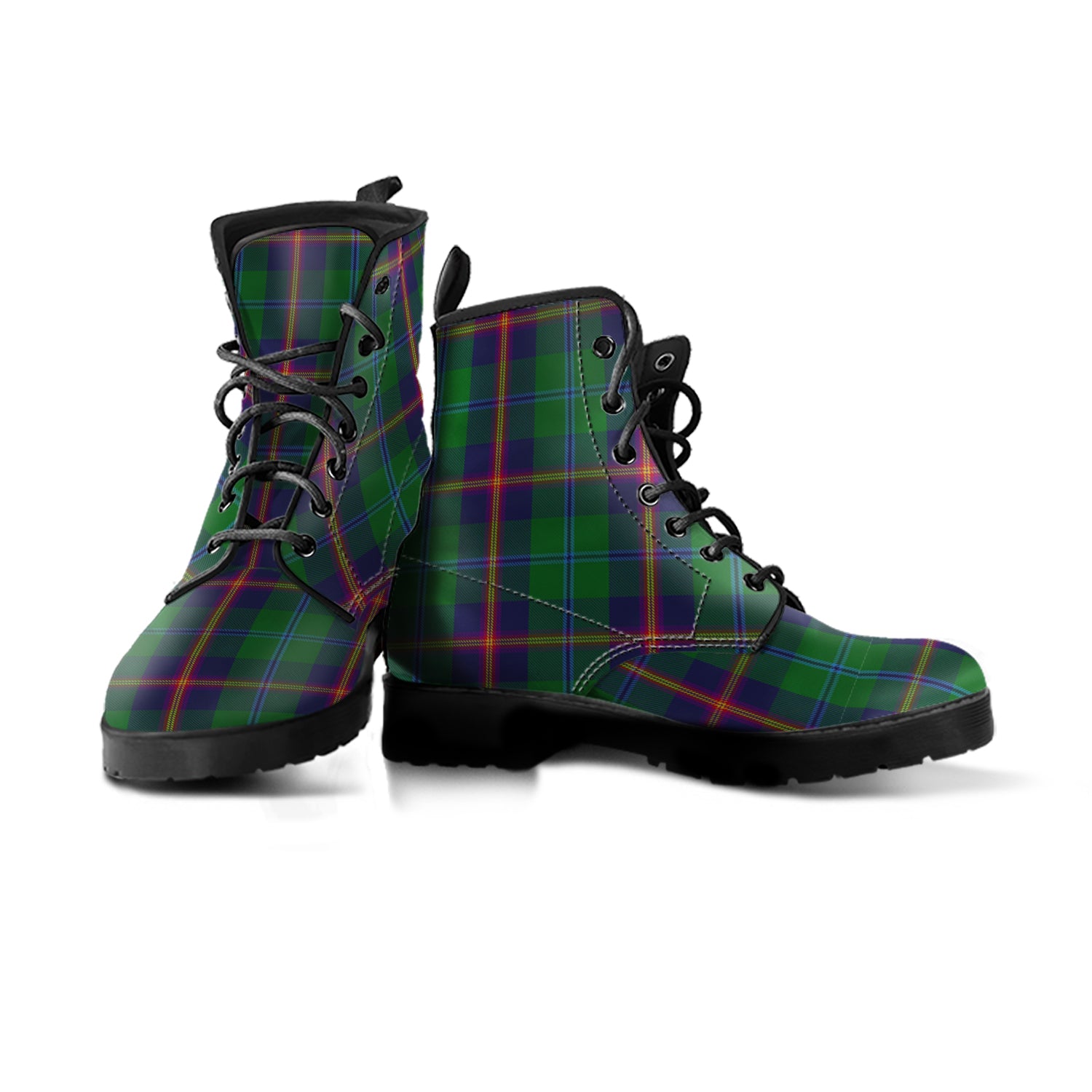 scottish-young-clan-tartan-leather-boots