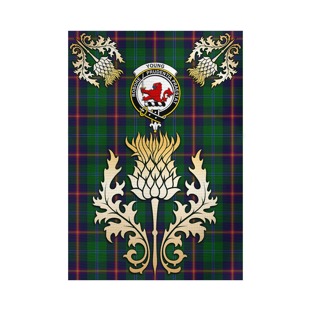 scottish-young-clan-crest-gold-thistle-tartan-garden-flag