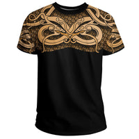 Viking T Shirt, Best Viking Tattoo Gold RLT12 - Wonder Print Shop