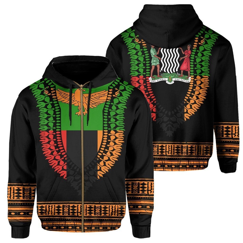 african-hoodie-zambia-dashiki-style-zip-hoodie