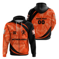 Custom The Netherlands Football 2021 Zip Hoodie Sport Style LT16 - Wonder Print Shop