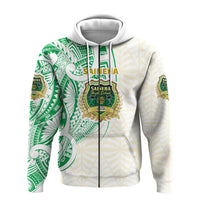 Custom Saineha Tonga Zip Hoodie Tattoo Special Class of LT16 - Wonder Print Shop