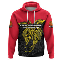 Papua New Guinea Zip Hoodie Independence Day Simple Style LT16 - Wonder Print Shop
