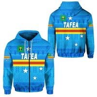 Tafea Province Zip Hoodie Vanuatu Pattern Traditional Style LT8 - Wonder Print Shop