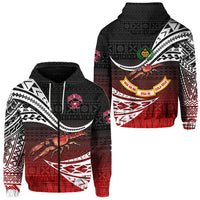 Fiji Rewa Rugby Union Zip Hoodie Unique Version Red LT8 - Wonder Print Shop