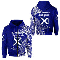 St. andrews High School Zip Hoodie Original Style LT8 - Wonder Print Shop