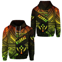 FSM Kosrae Zip Hoodie Happy Independence Day Original Vibes Reggae LT8 - Wonder Print Shop