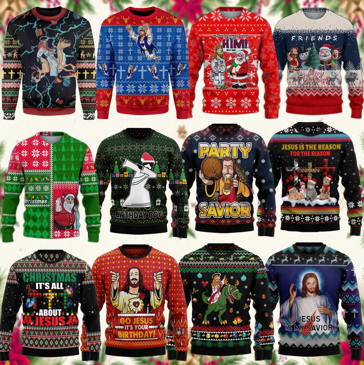 Jesus Sweatshirt Christmas Collection