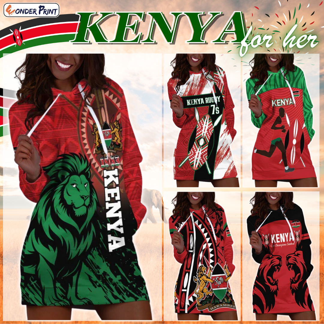 Kenya Hoodie Dress