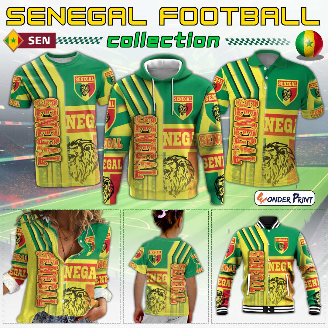 Senegal Football Lions of Teranga Soccer
