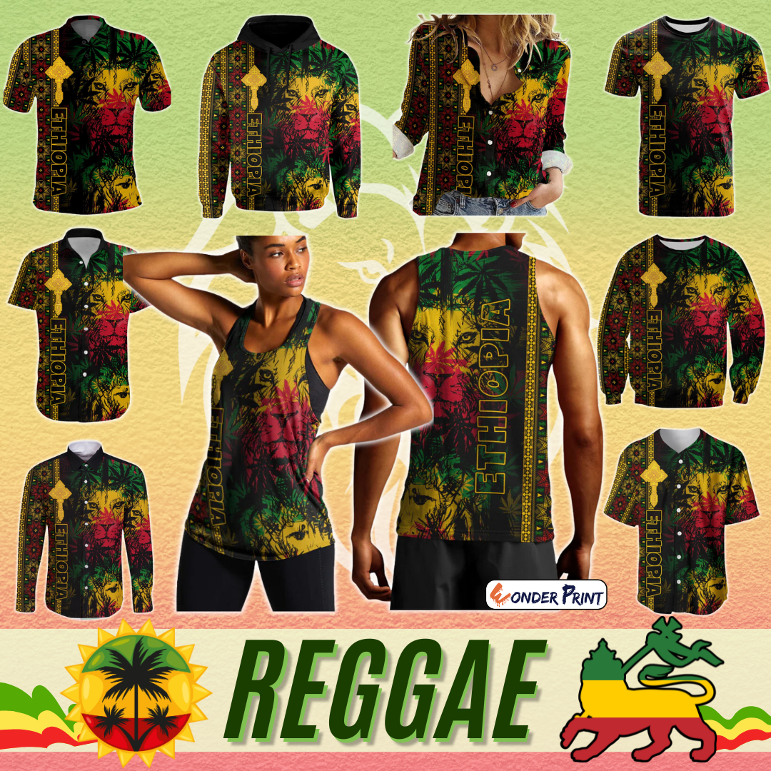 Ethiopia Lion Reggae Ethiopian Cross