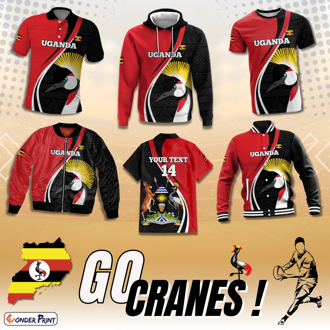 Uganda Rugby Custom Go Cranes 2024