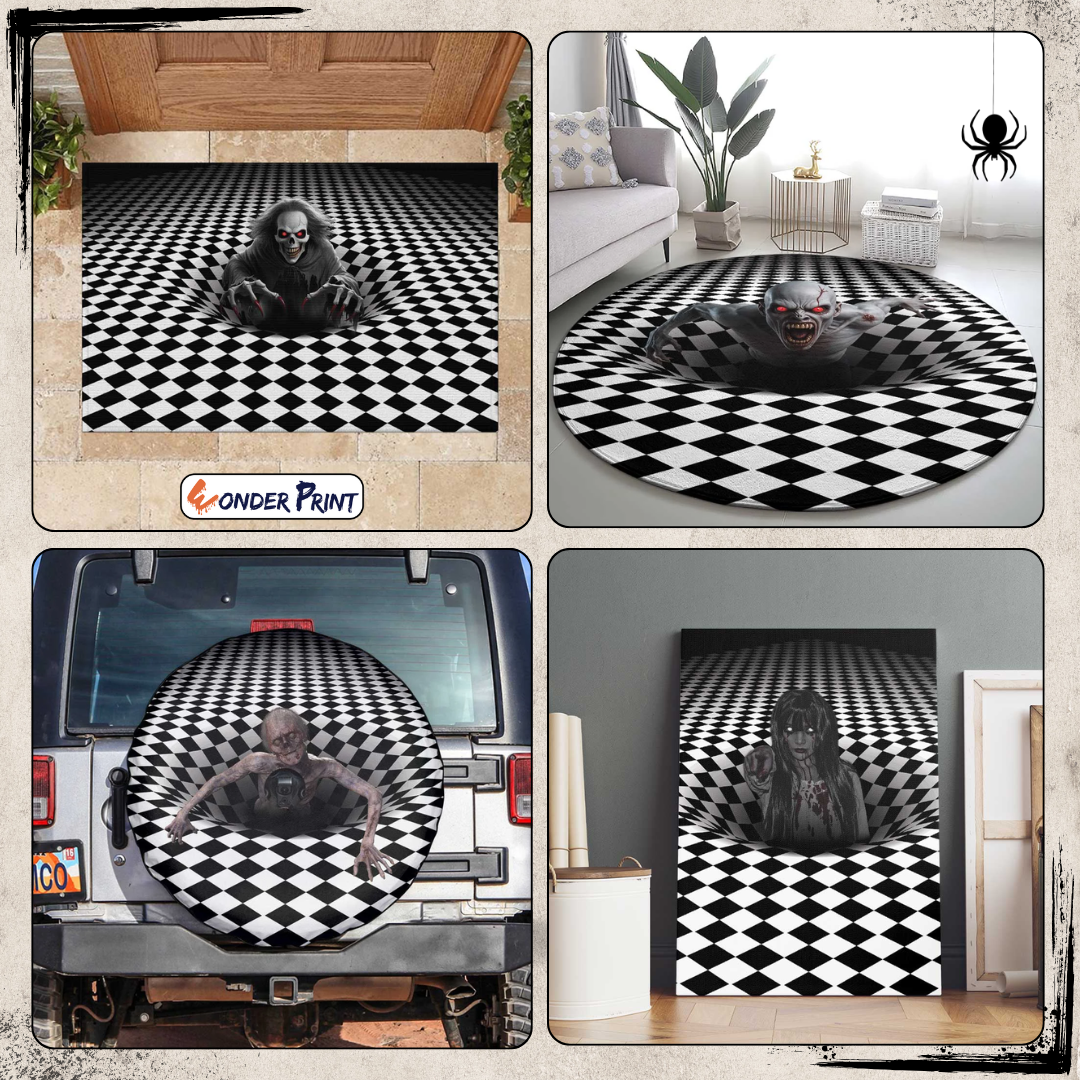 3D Illusion Horror Halloween