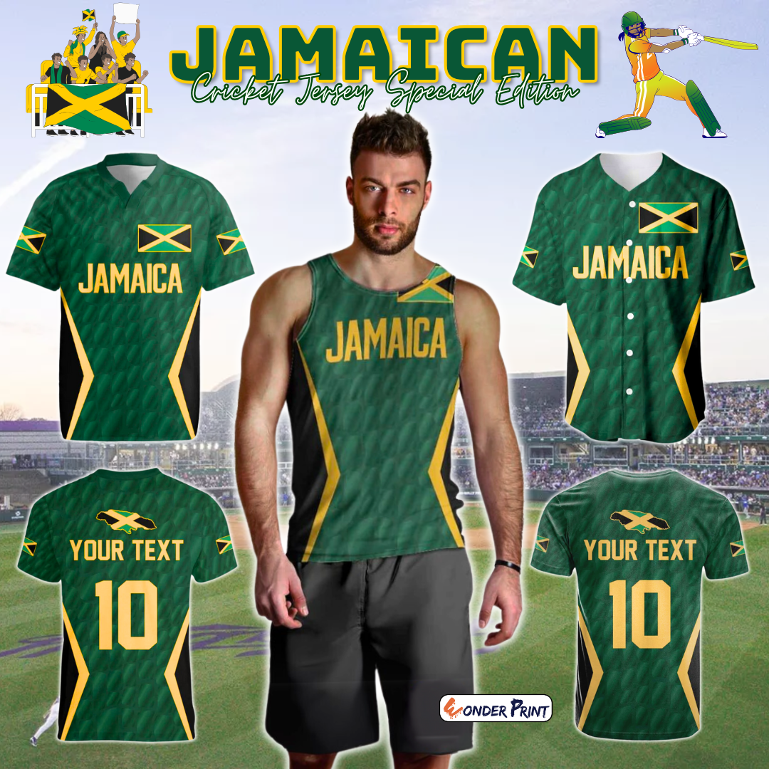 Jamaican Cricket Jersey Special Edition 2024