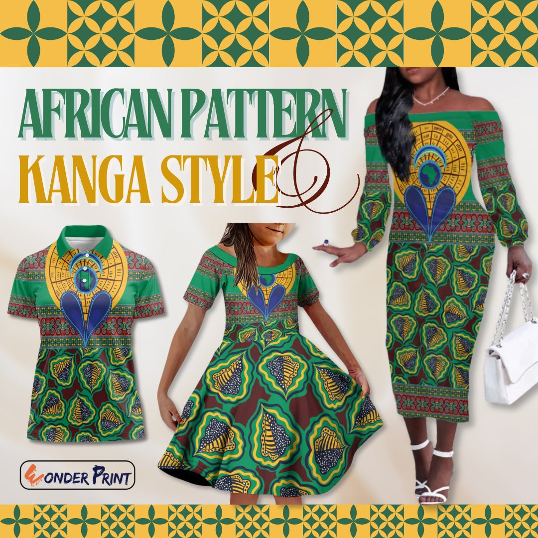 African Pattern Traditional Kanga Style