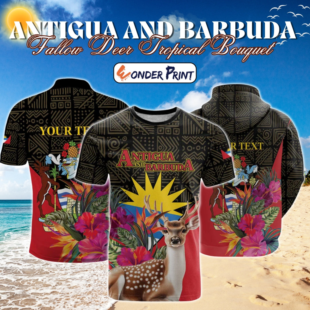 Antigua and Barbuda Fallow Deer Tropical Bouquet