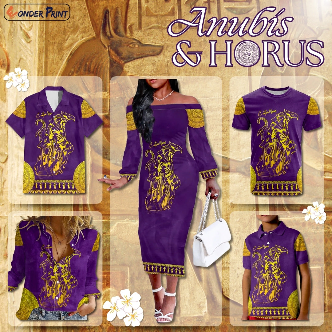 Anubis and Horus Egyptian God