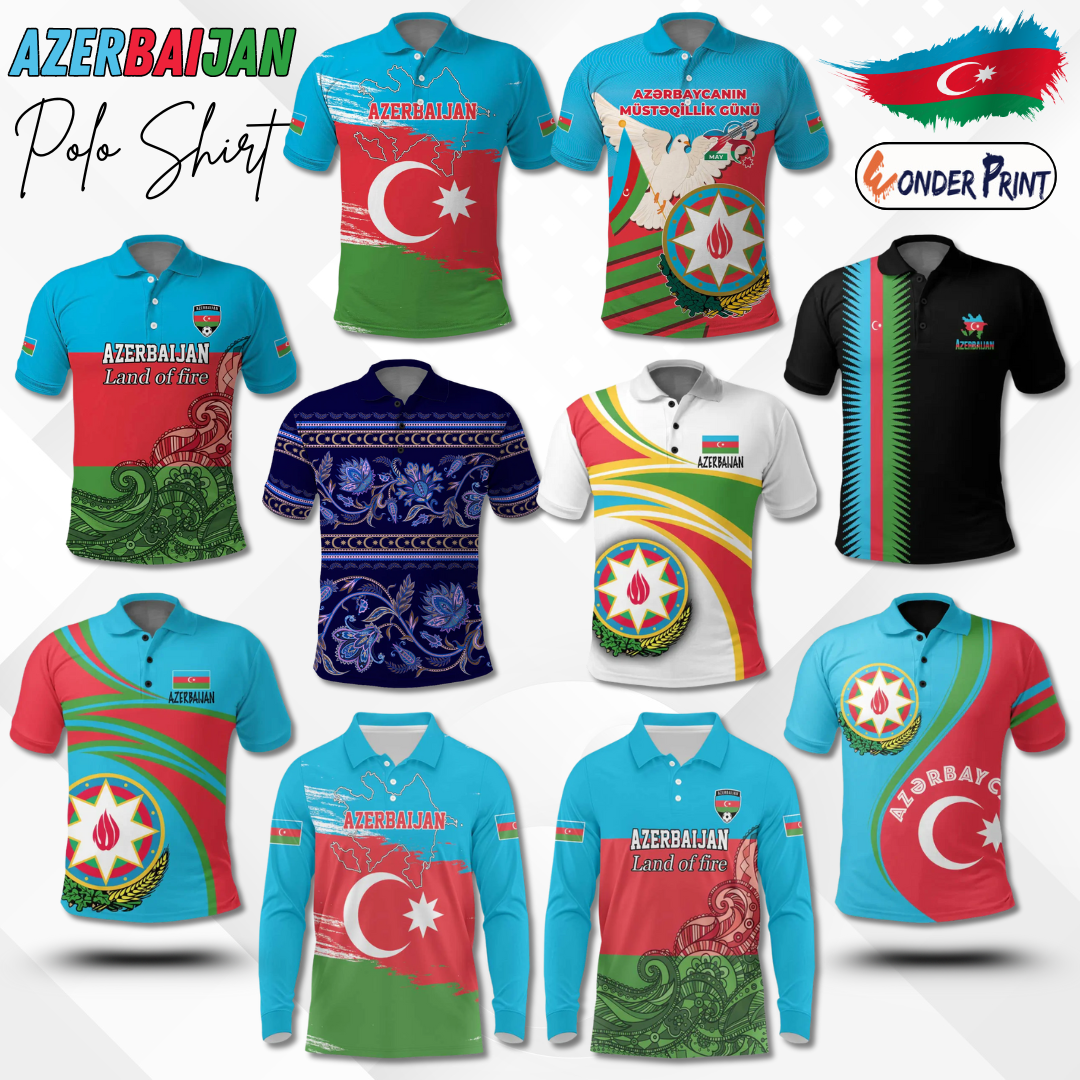 Azerbaijan Polo Shirt