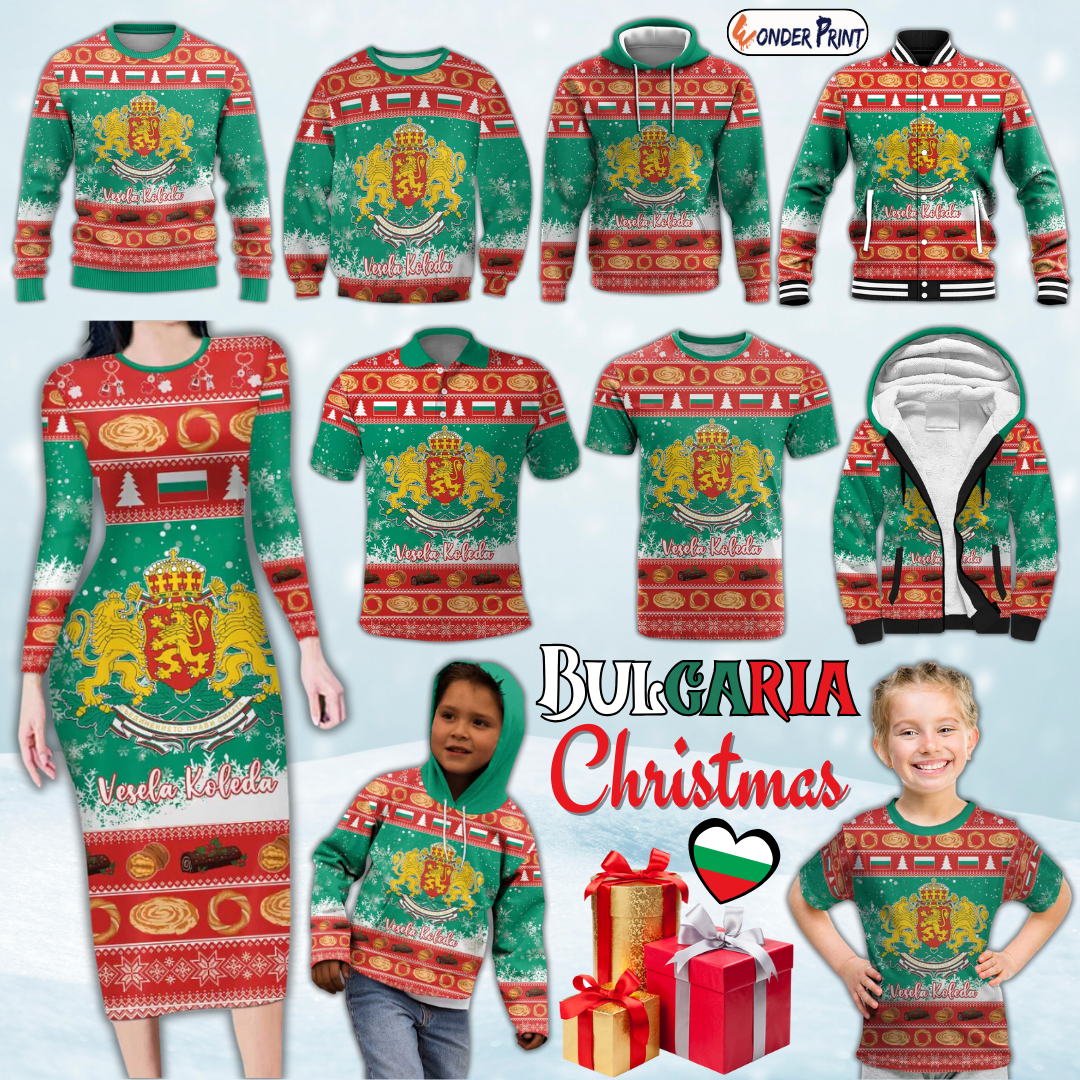 Bulgaria Christmas Coat Of Arms Vesela Koleda