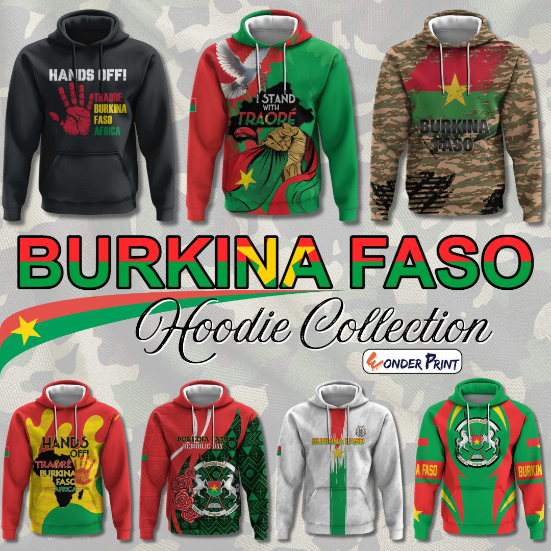 Burkina Faso Hoodies
