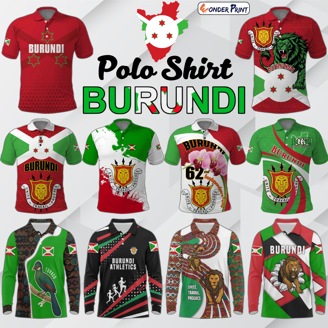 Burundi Polo Shirt