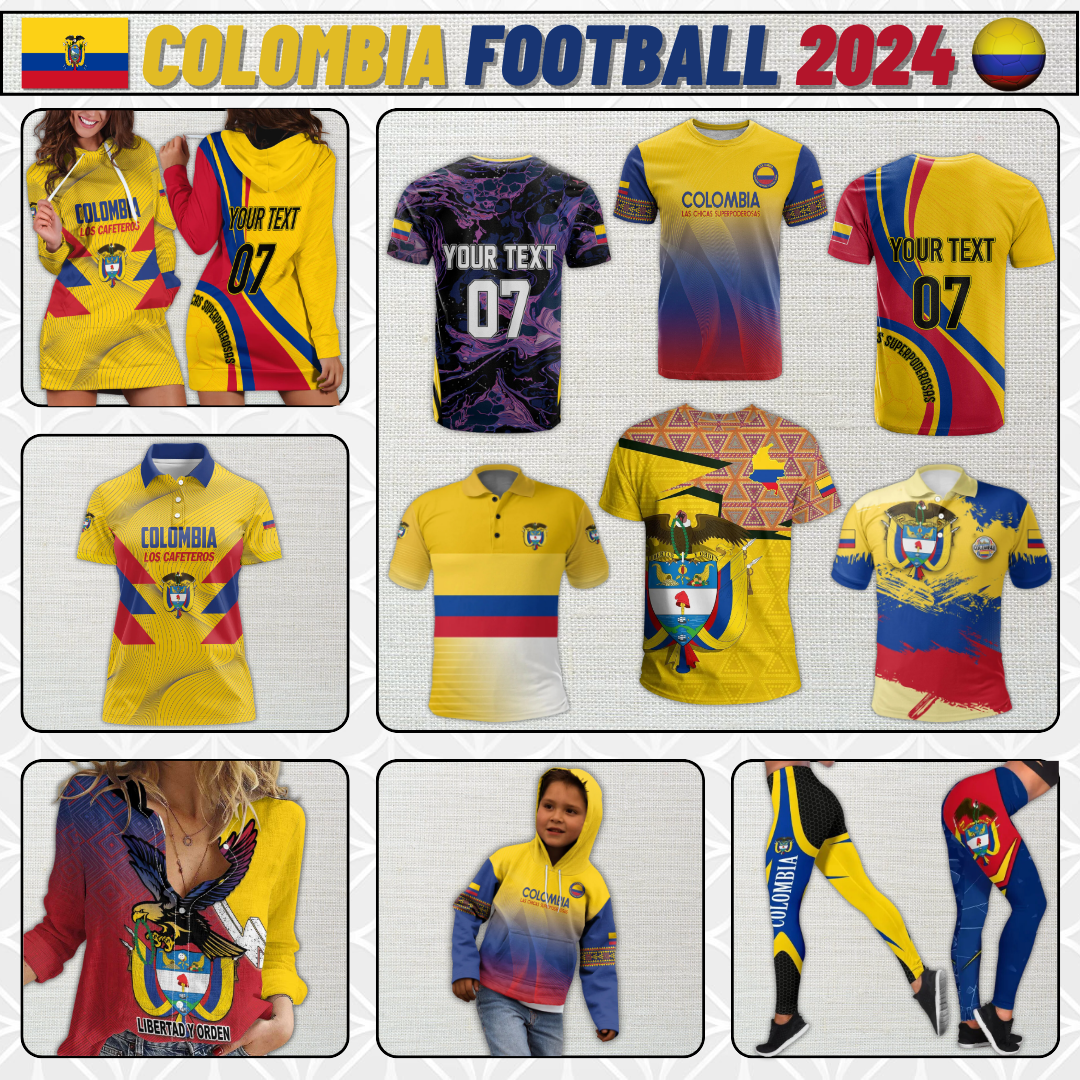 Colombia Football Collection 2024