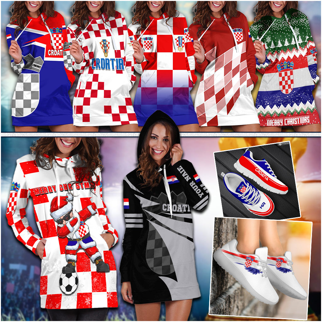 Croatia Hoodie Dress