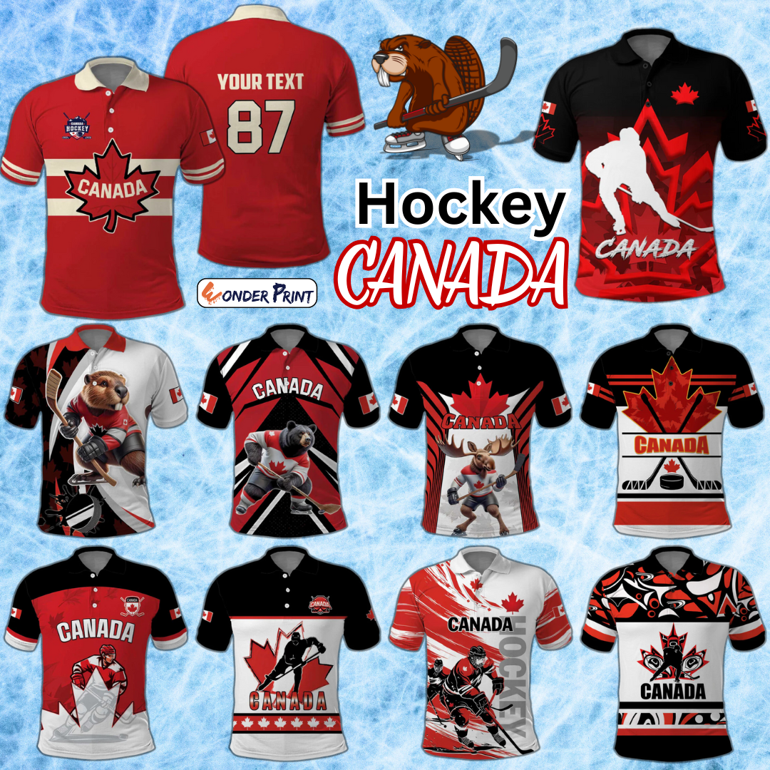 Canada Hockey Polo Shirt