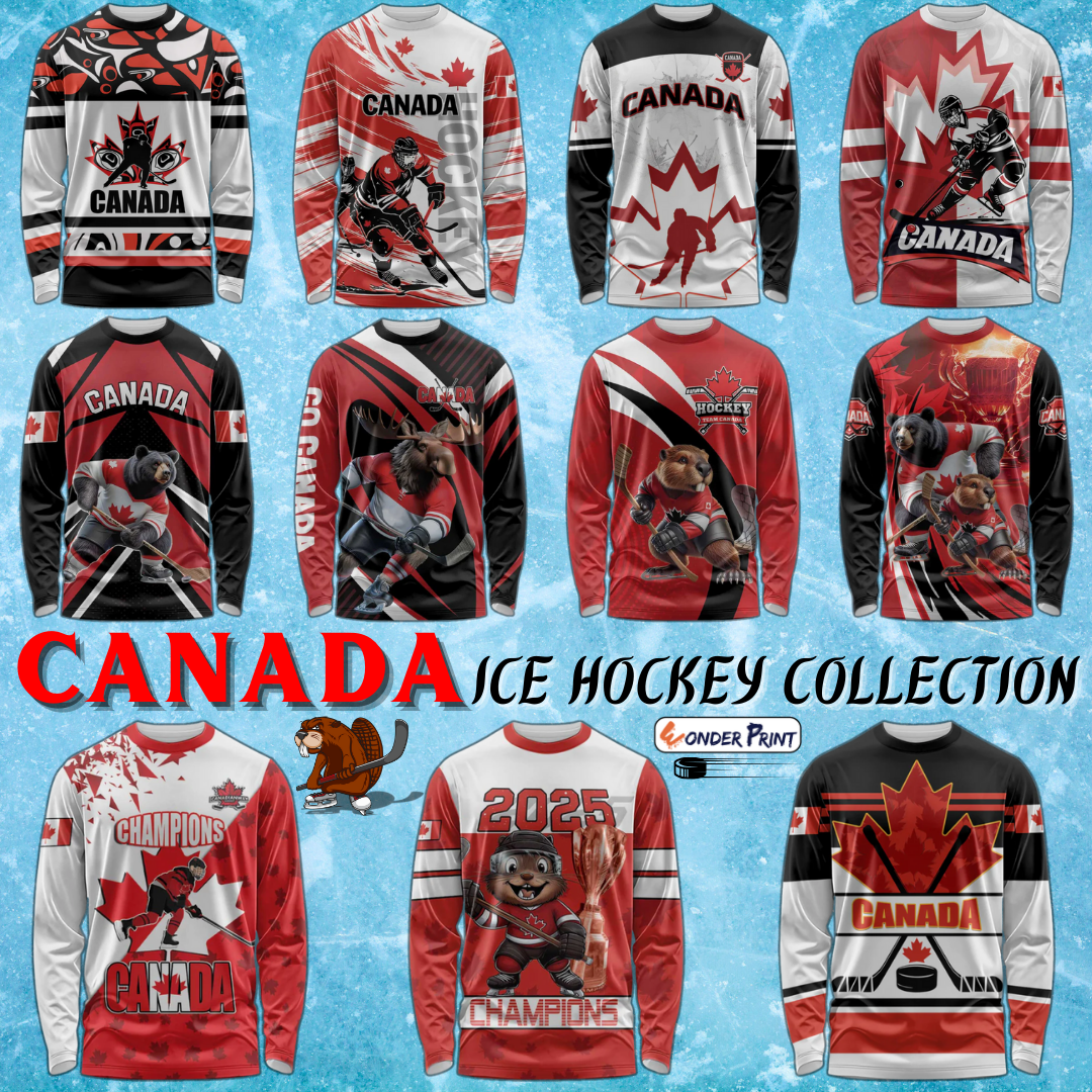 Canada Ice Hockey Long Sleeve Shirt