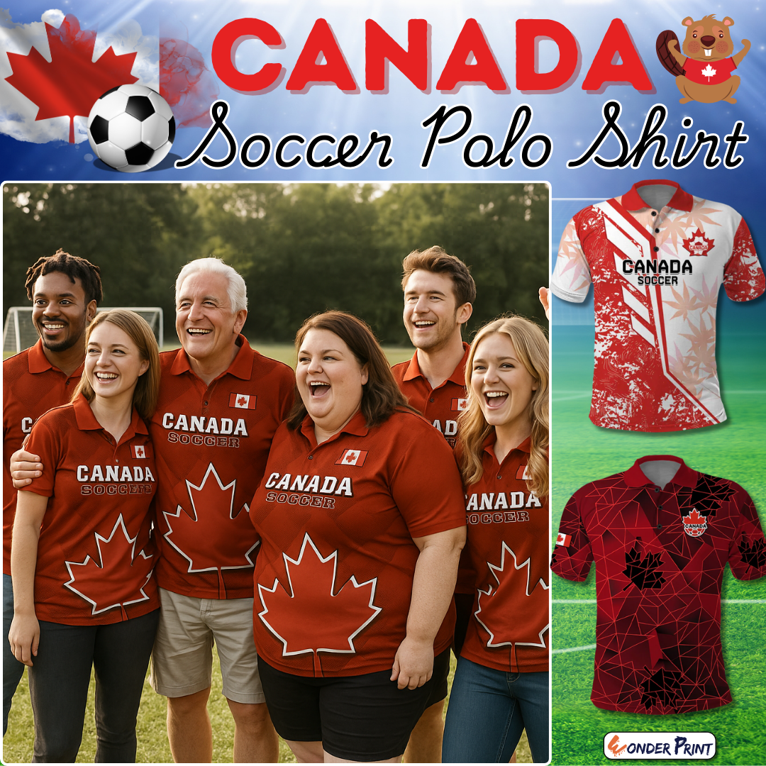 Canada Soccer Polo Shirt