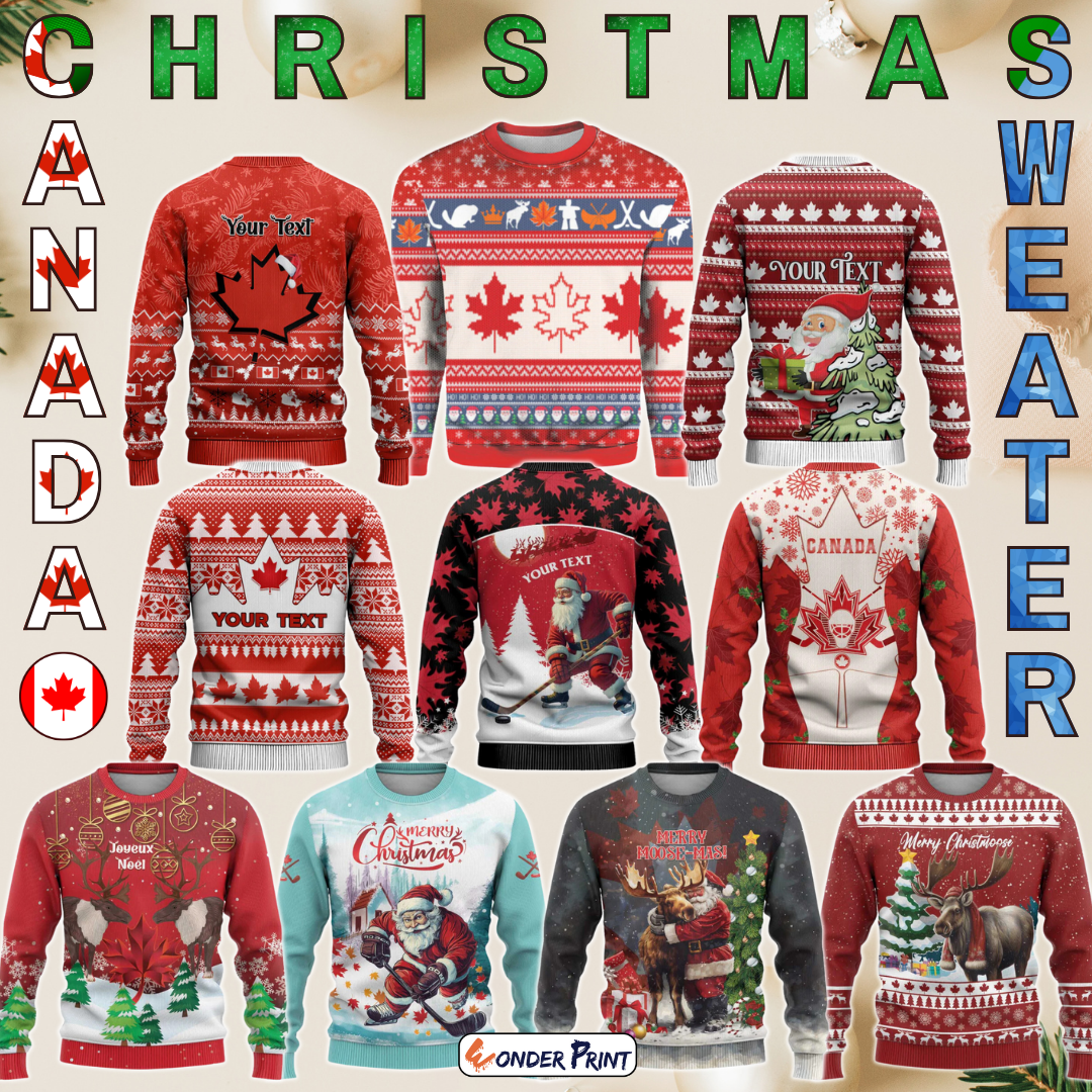 Canada Ugly Christmas Sweater