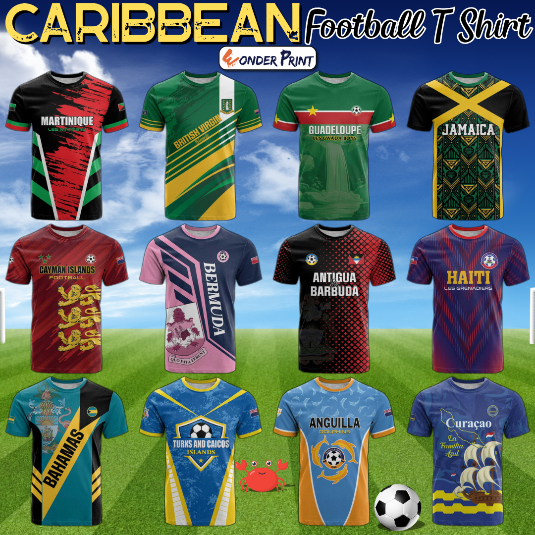 Caribbean Football T Shirt