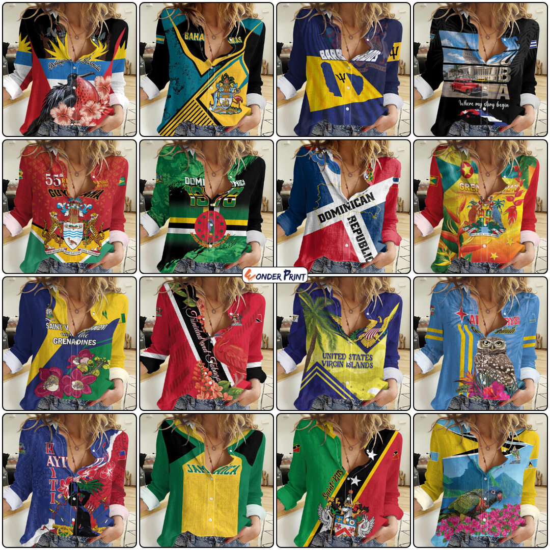 Caribbean Women Casual Shirt