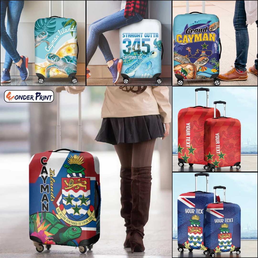Cayman Islands Luggage Cover