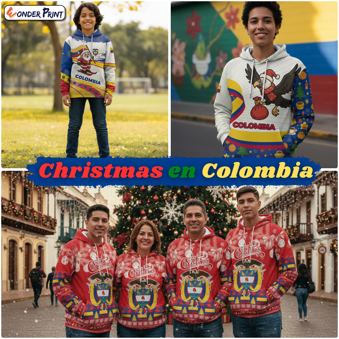 Colombia Christmas Hoodie