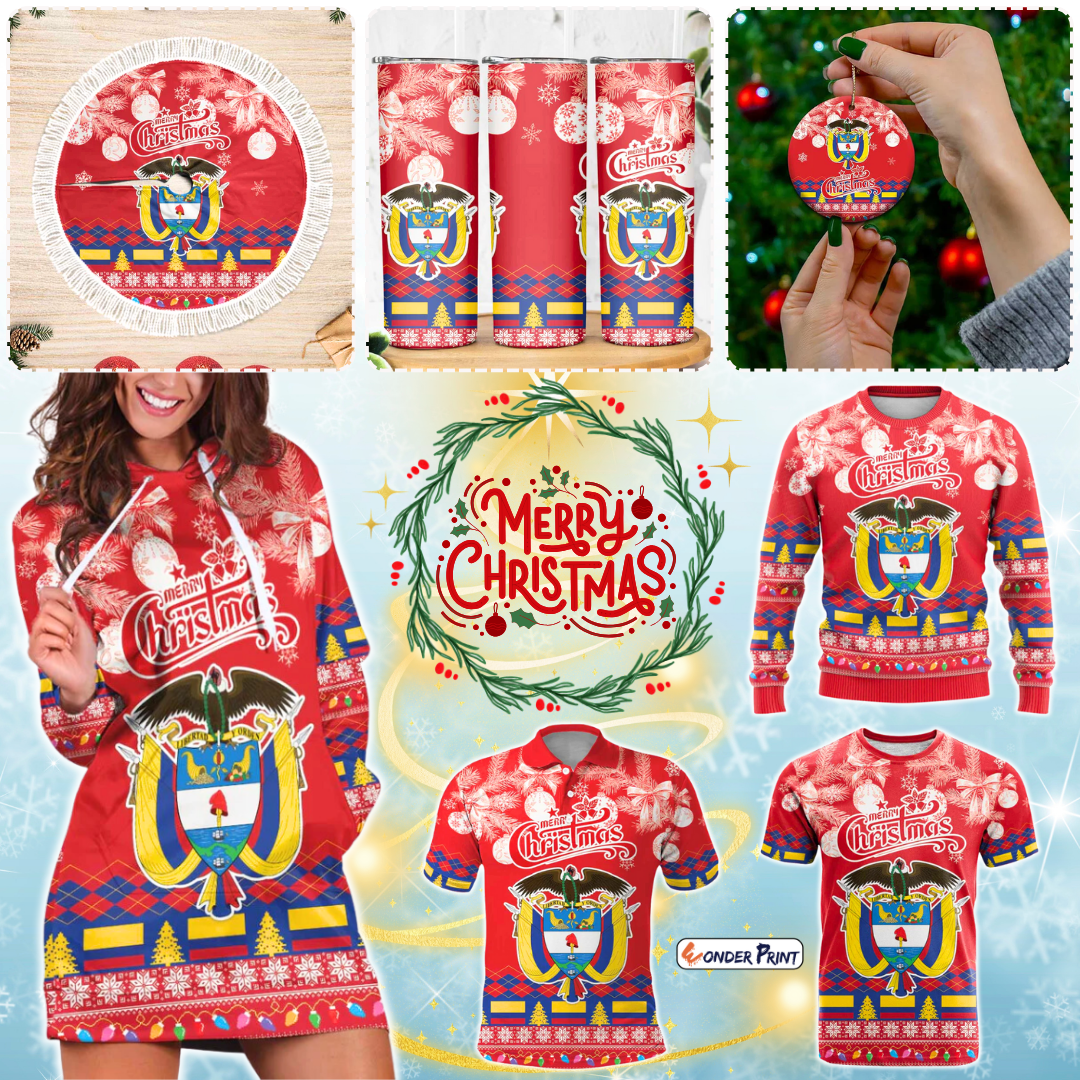 Colombia Christmas Libertad y Orden With Feliz Navidad