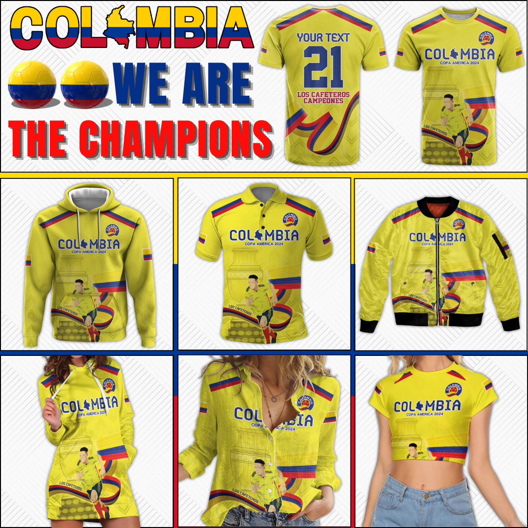 Colombia Champion Football Proud To Be Los Cafeteros