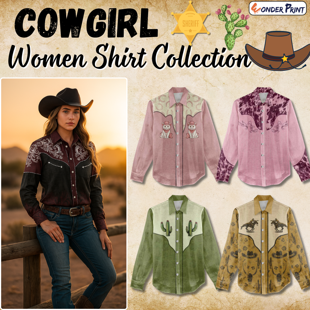 Cowboy Western Women Casual