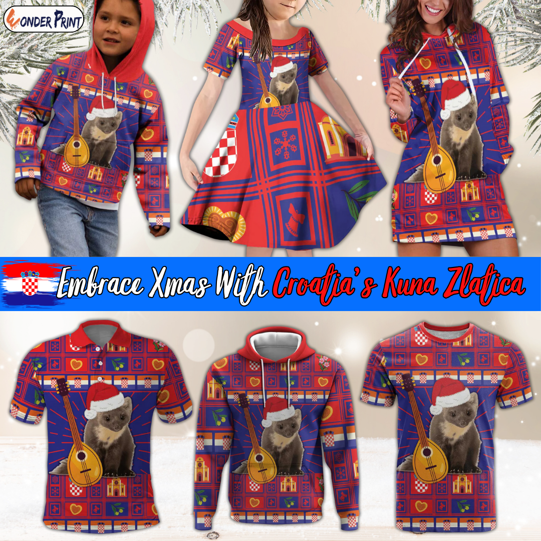 Croatia Christmas Kuna Zlatica Merry Xmas