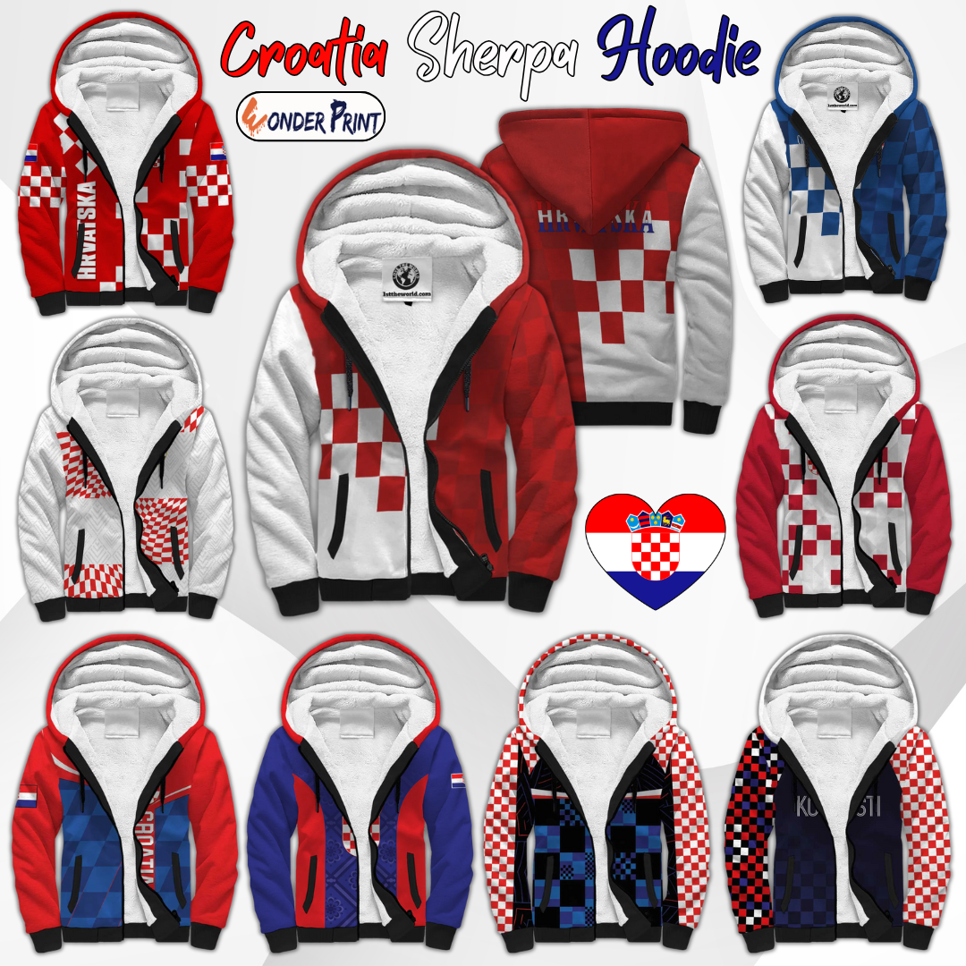Croatia Sherpa Hoodie
