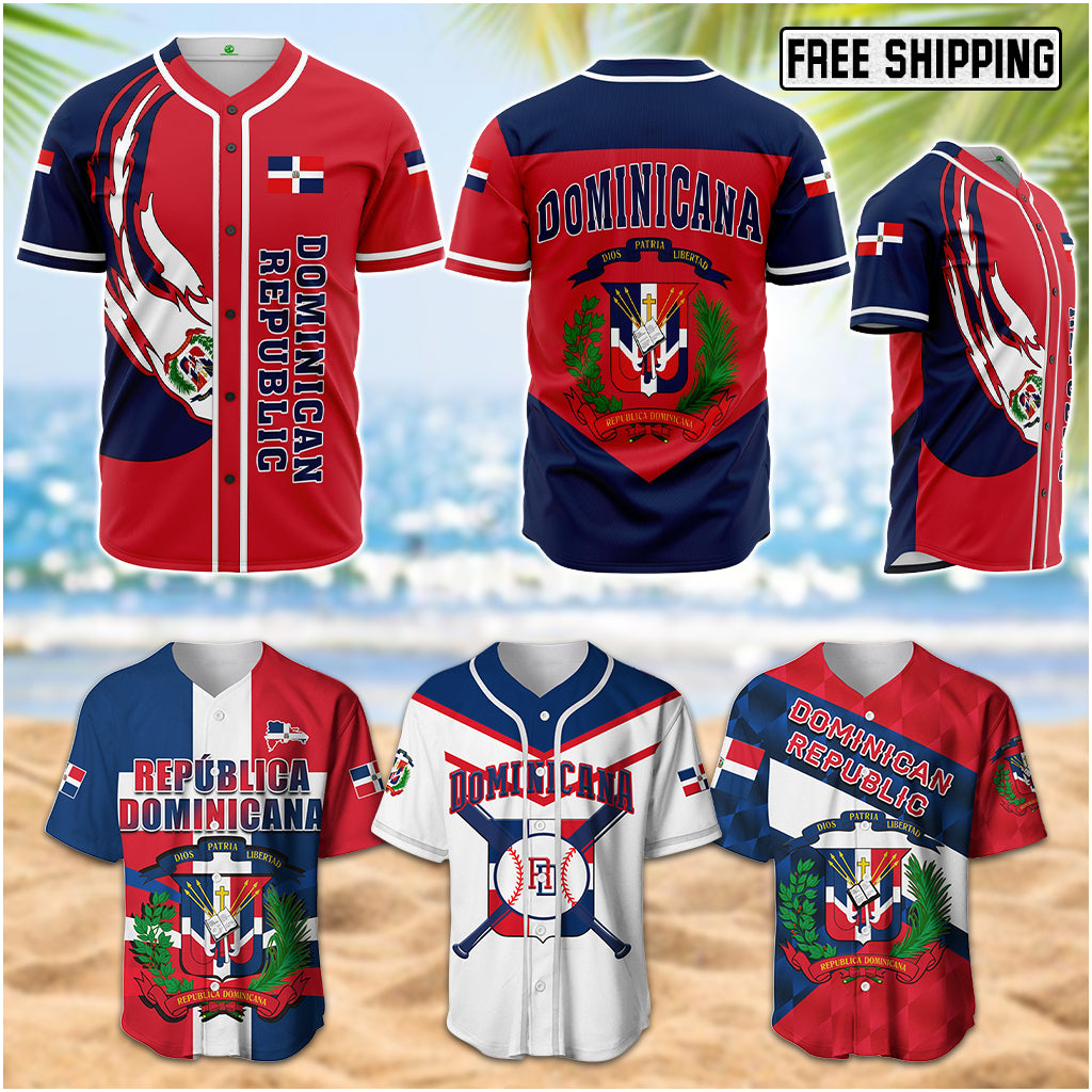 TOP Dominican Republic Baseball Jersey