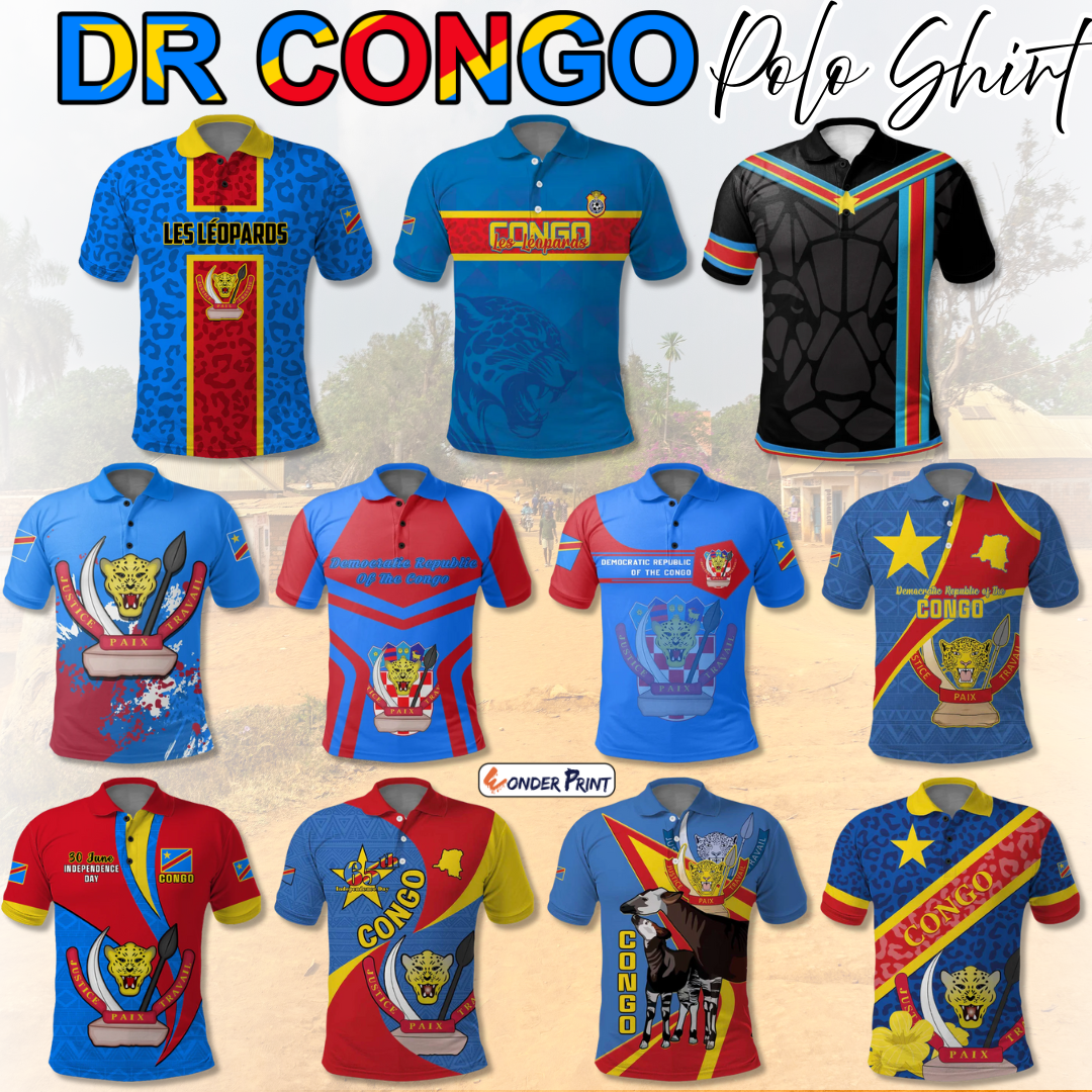 DR Congo Polo Shirt