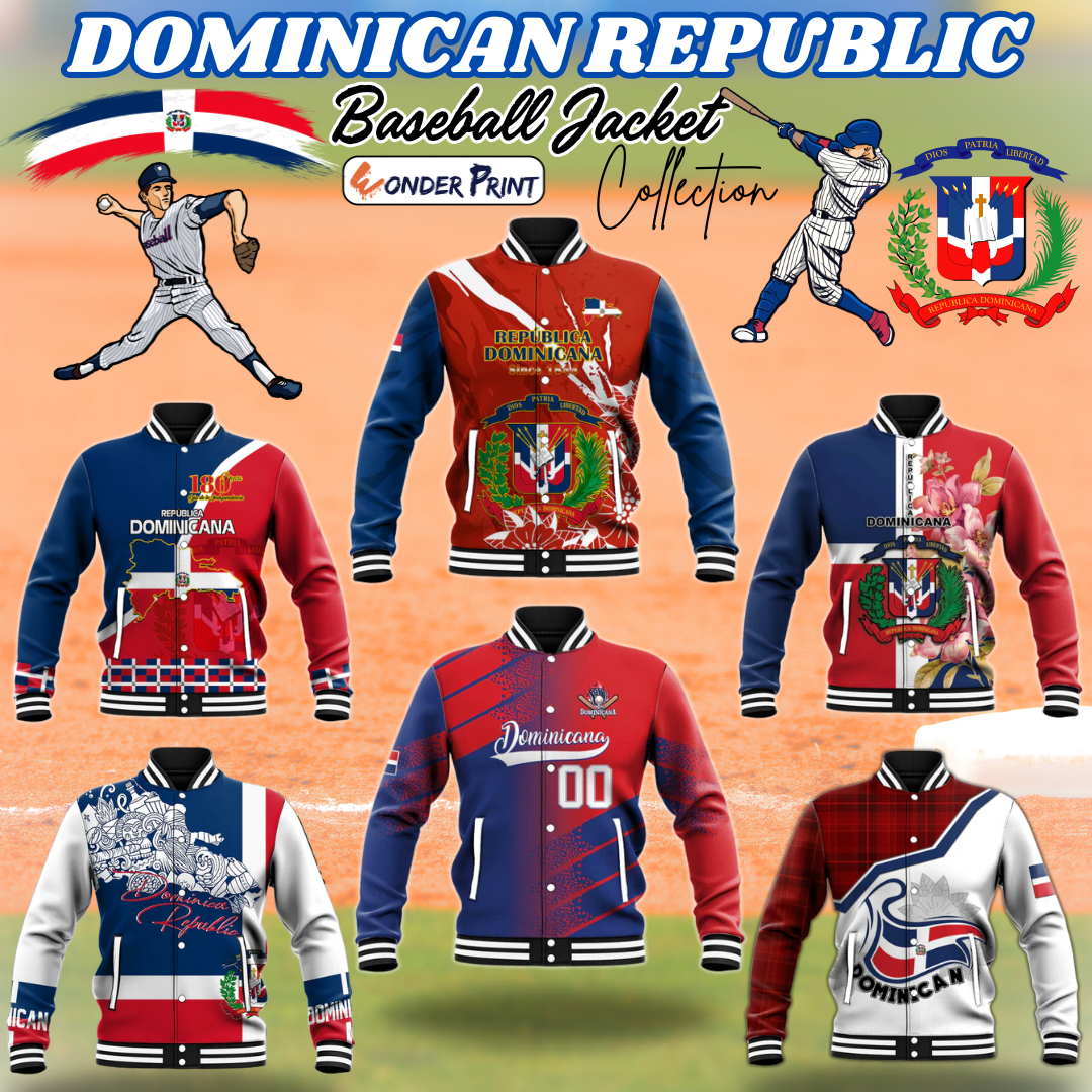 Dominican Republic Baseball Jacket