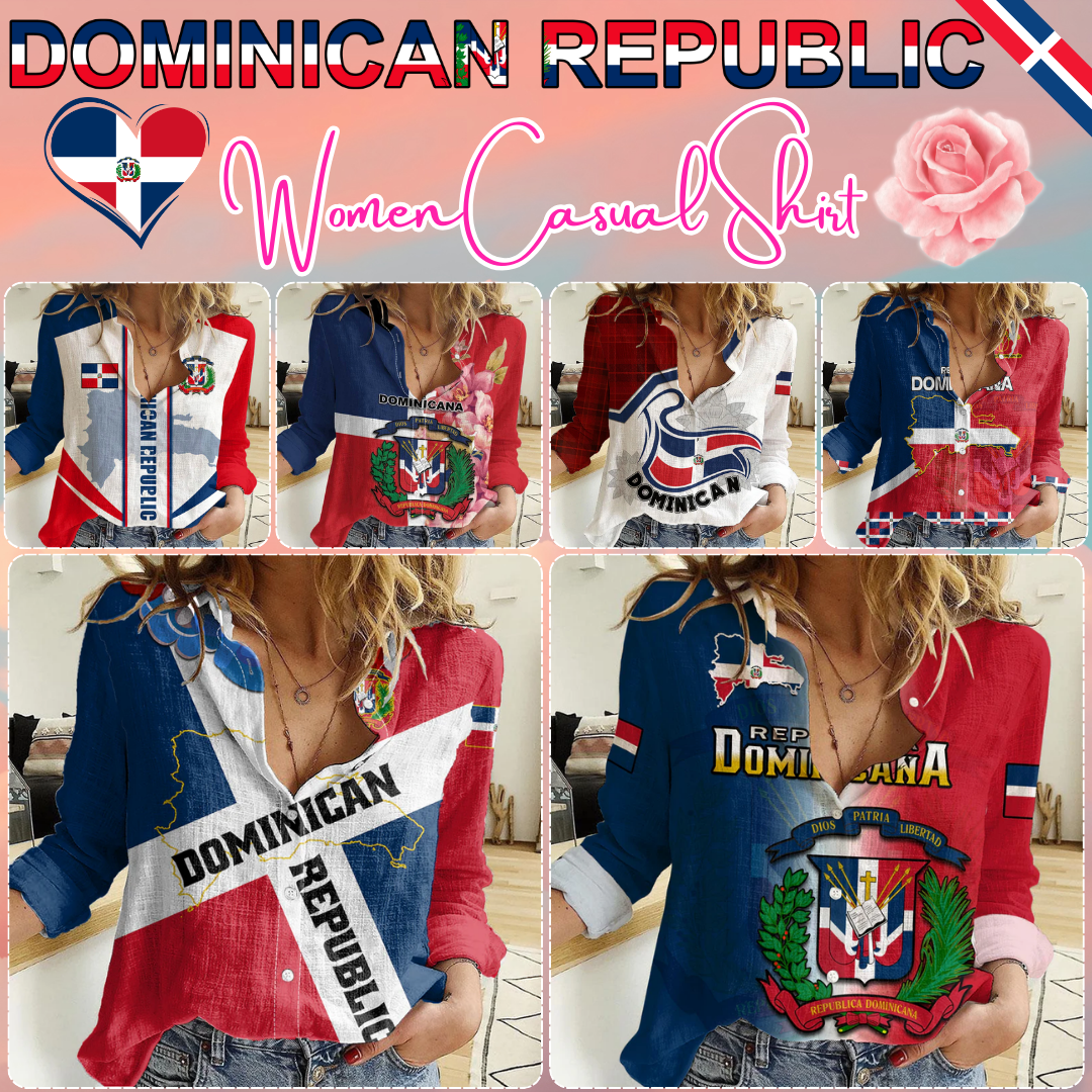 Dominican Republic Women Casual Shirt